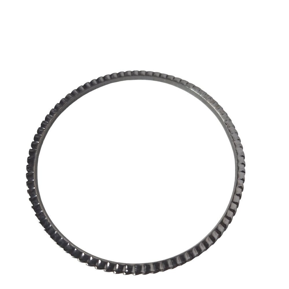 Vintage Silver Tone Chain Link Bangle Bracelet